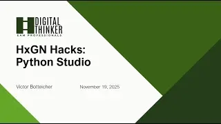 HxGN Hacks | Python Studio