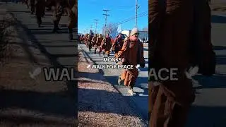 Monks Walk Cross Country For Peace ☮️