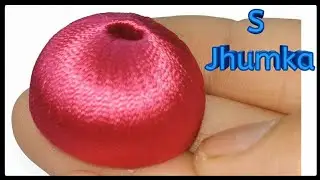 Silk thread Jhumka wrapping | S jhumka wrapping | silk thread jhumka | @SuhithCreations
