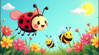 ladybug | garden adventure song for kids | playful bug-themed nursery rhyme