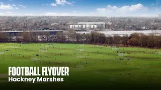 The BIGGEST AMATEUR FOOTBALL venue from THE AIR | Football Flyover
