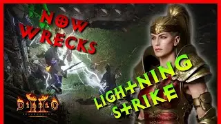 Diablo 2 Resurrected - Budget Lightning Strike Zon, Wrecks. Competes with Lightning Fury