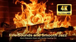 🔥 Cozy Fireplace LIVE 24/7 with Crackling Fire Sounds and Piano Music for Holiday Comfort