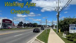 Walking Harwood Avenue in Ajax Ontario 8/2/2022