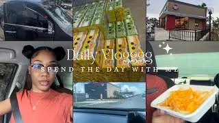 DAILY VLOG: SPEND THE DAY WITH ME ✨ Running Errands, Car Wash, Food Stop, Grocery Shopping & MORE!🫶