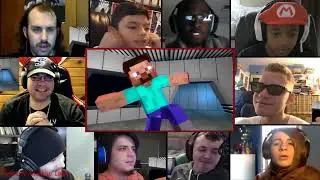 SMG4: Mario VS Steve [REACTION MASH-UP]