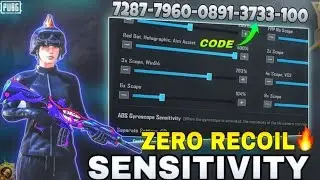 NEW UPDATE 4.2 CODE 🔥 PUBG MOBILE/BGMI SENSITIVITY SETTINGS 2026 | BEST SCOPE SENSITIVITY SETTING✅