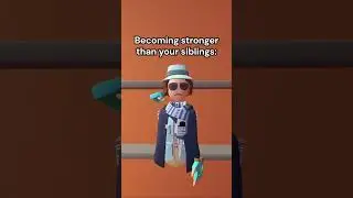 Becoming stronger than your dad 💀 - #recroom #recroomshorts #shorts