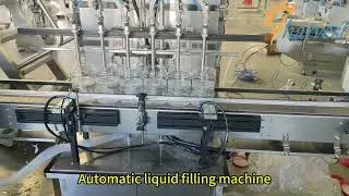 Automatic liquid filling machine, magnetic pump filling machine