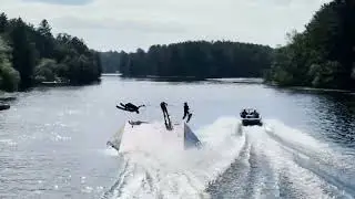 Badwater Ski-ters  Back flip, Front flip together!! ||ヽ(*￣▽￣*)ノミ|Ю