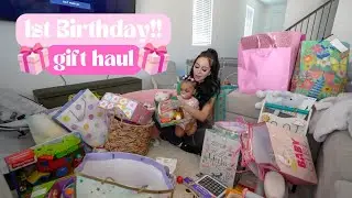 BABY GIRLS 1ST BIRTHDAY GIFT HAUL | First Birthday Gift Ideas