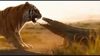 Komodo dragon vs tiger Who will win