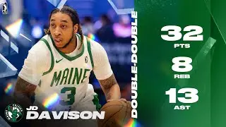 JD Davison Goes Off for 32 PTS, 8 REB & 13 AST in Victory Over Hustle