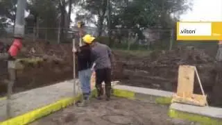 Vilton Services stort beton in Vilton Pecafil verloren bekistingsysteem