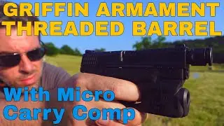 Griffin Armament ATM Threaded Barrel with Micro Carry Comp for the M&P Shield Plus