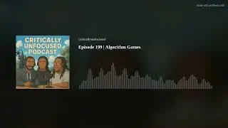 Episode 199 | Algorithm Games