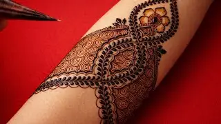 Very beautiful front hand mehndi design | simple mehndi design front hand | mehndi design 