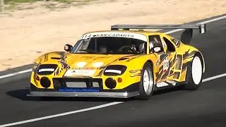 Renault R5 Turbo-powered Carcreff Scora Maxi in action on hillclimb!