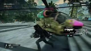 Just Cause 4 - Supply Drop Firebrand Scout Chopper (Edit Pilot Loadout & Gameplay) PS4 Pro (2018)