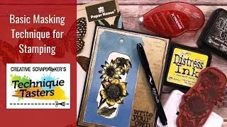 Basic Masking Technique for Stamping - Technique Tasters #153