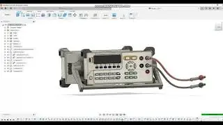 3d модель мультиметра Rigol DM3058E  у Fusion 360