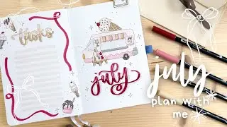 JULY PLAN WITH ME | July 2026 Bullet Journal Theme Setup, Best 2026 Planner