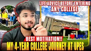 My journey at Upes Dehradun ❤️ | best motivational video before going to college | ridey behl vlogs