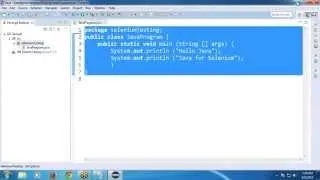 Java Program Structure / Java Syntax