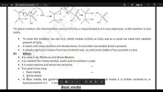 Cis Diol Formation Using Osmium Tetraoxide(OsO4)