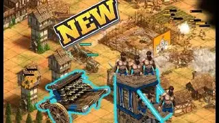 NEW Villager Invasion with Siege Towers + OP Rocket Carts! (AOE2 Meme Strat)