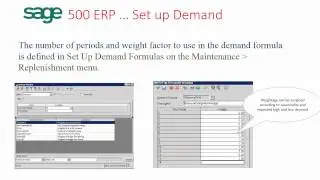 Demand Forecasting - Managing Trend and Seasonality Through Sage 500 ERP