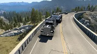 ATS 144 Truckee to Sacramento, New Route in the FLX 359. More great scenery just outside of Truckee