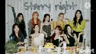 starry night by fromis 9 lyrics  Translate into Khmer