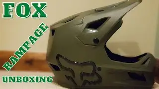 Fox Rampage Unboxing - New Helmet For The Bike Parks !!