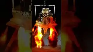 Epic footage of Chinese Lanyue lunar vehicle test when descending with original sound