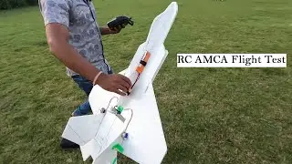 Flying  India's #amca Stealth jet AMCA RC model Part 3
