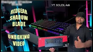 *Paisa Wasool Mechanical Gaming Keyboard* Redgear Shadow Blade || SOLEIL Adii