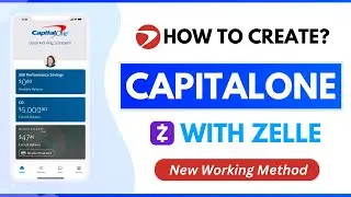 How To Create Capital One Bank 2026 (FRESH METHOD) - Create Zelle Account - Open USA Bank 2026
