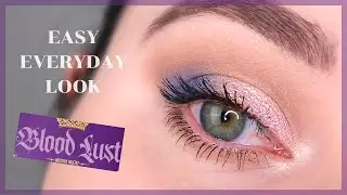 EASY EVERYDAY LOOK 💜 BLOOD LUST PALETTE BY JEFFREE STAR COSMETICS