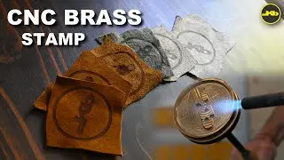 Brass Branding Stamp on CNC Router