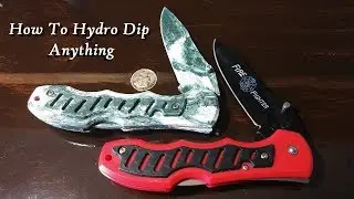 How To Hydro Dip With Spray Paint - (Complete Process)