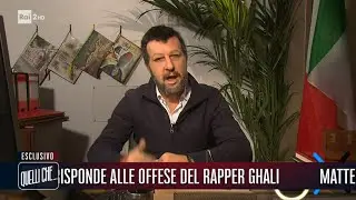 Matteo Salvini fa chiarezza sulla lite allo stadio con Ghali - Quelli che... 11/11/2021