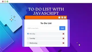How To Create To-Do List App Using HTML CSS And JavaScript