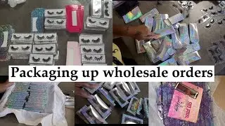 ENTREPRENEUR EP. 9 | WATCH ME PACKAGE WHOLESALE LASHES + STARTING A LASH BUSINESS NO MONEY