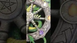 Anne Stokes Magical Dragon Wheel of the Year Wall Plaque at Angel Clothing