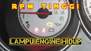 Honda Jazz old high rpm || Engine light on