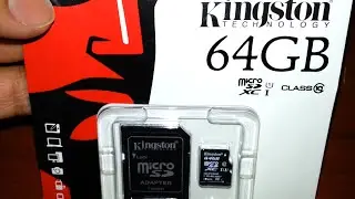 Kingston MicroSDXC I de 64GB Clase 10 (Unboxing)
