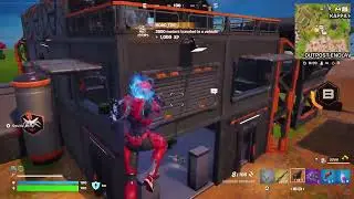 *NEW* HEAD FX ETERNAL RED ARMOR UNSC SPARTAN SKIN IN FORTNITE PS5 + A VICTORY ROYALE WIN! (SOLO)