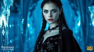 Лукбук с 4K AI Art｜Готическая Снежная Королева в ледяной бархатной элегантности