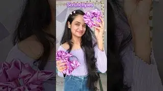 DIY Scrunchies, Rubber Band Holder 💜✨ #ideas #craft #scrunchies #holder #diy #amazing #hack